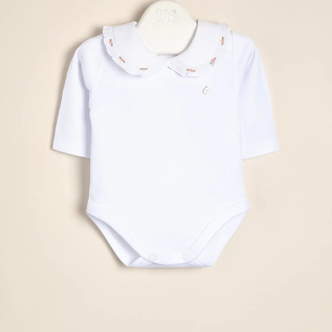 Body Lucile Interlock Embroidered collar roses  1
