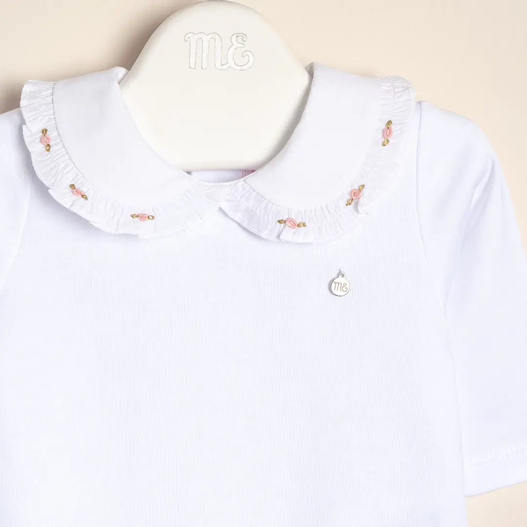Body Lucile Interlock Embroidered collar roses  2