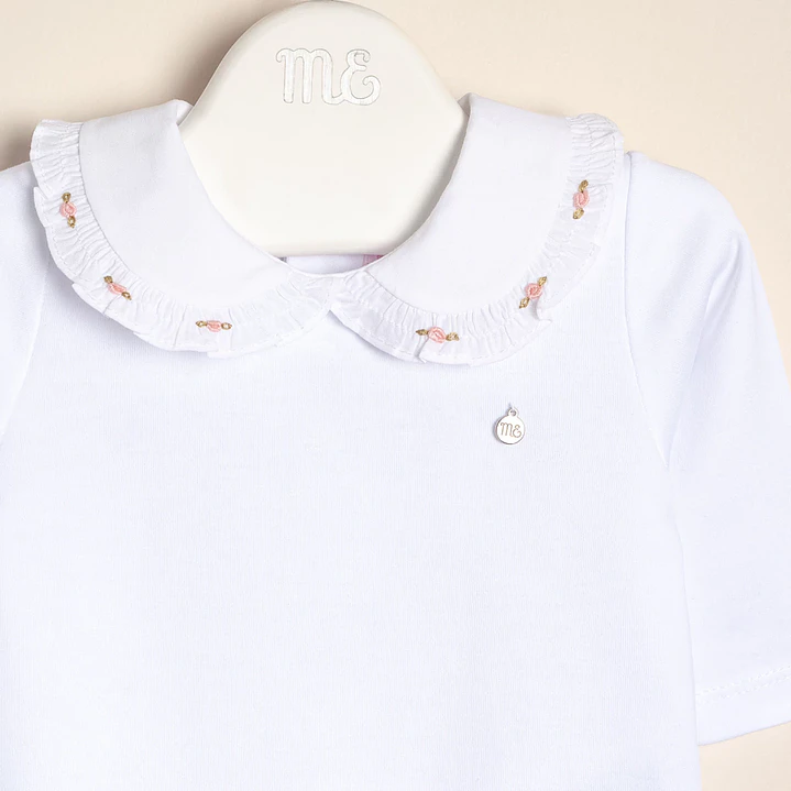 Body Lucile Interlock Embroidered collar roses  2