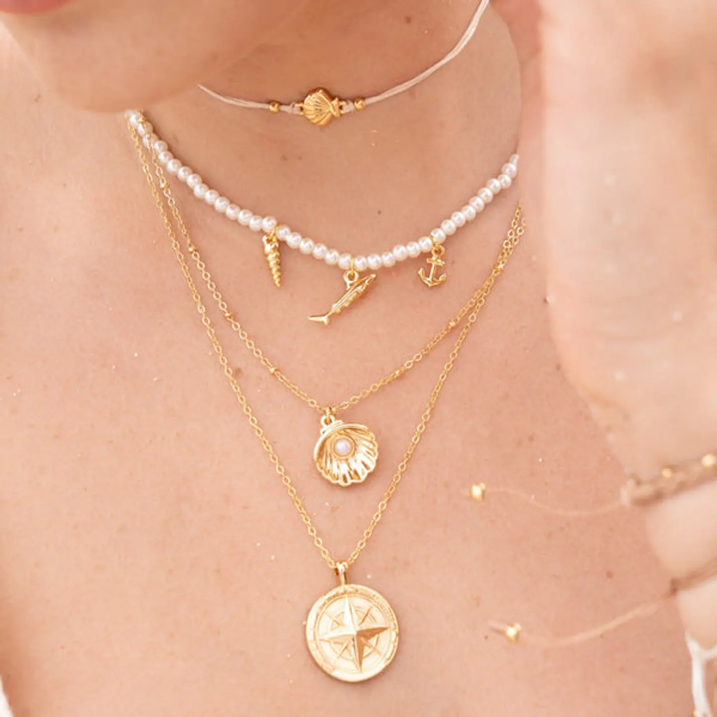 Set Collar x4 Mundo Oceano 2