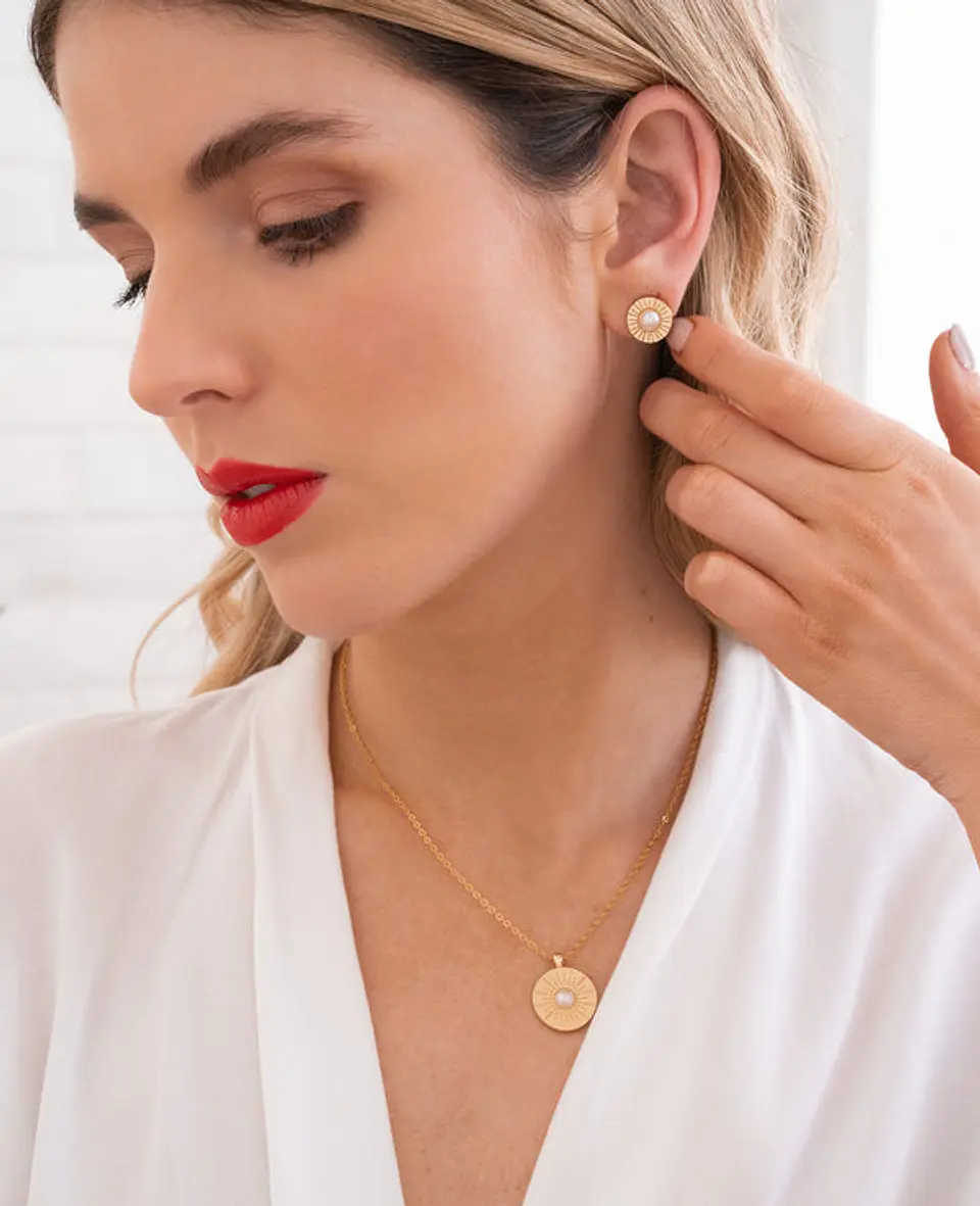Aros Perlas Sol 2