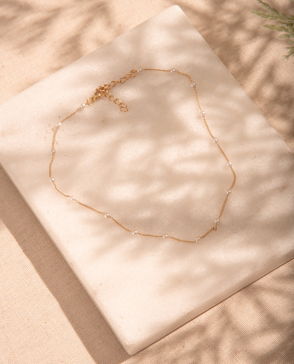 Cadena Choker Perlas
