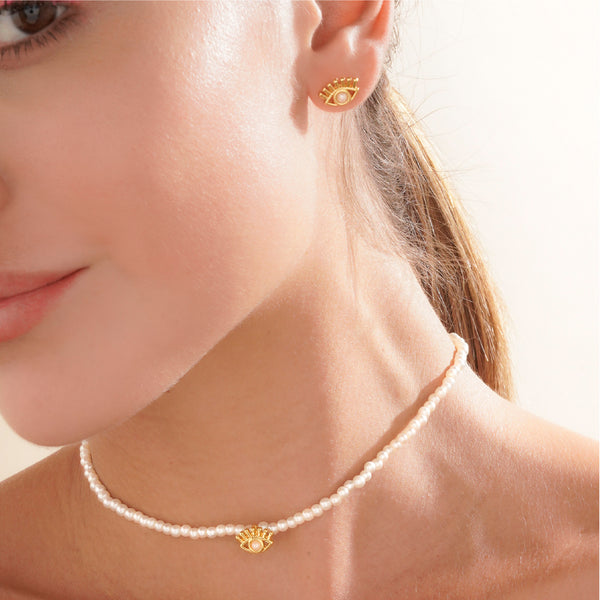 Set Choker + Aretes Intuicion