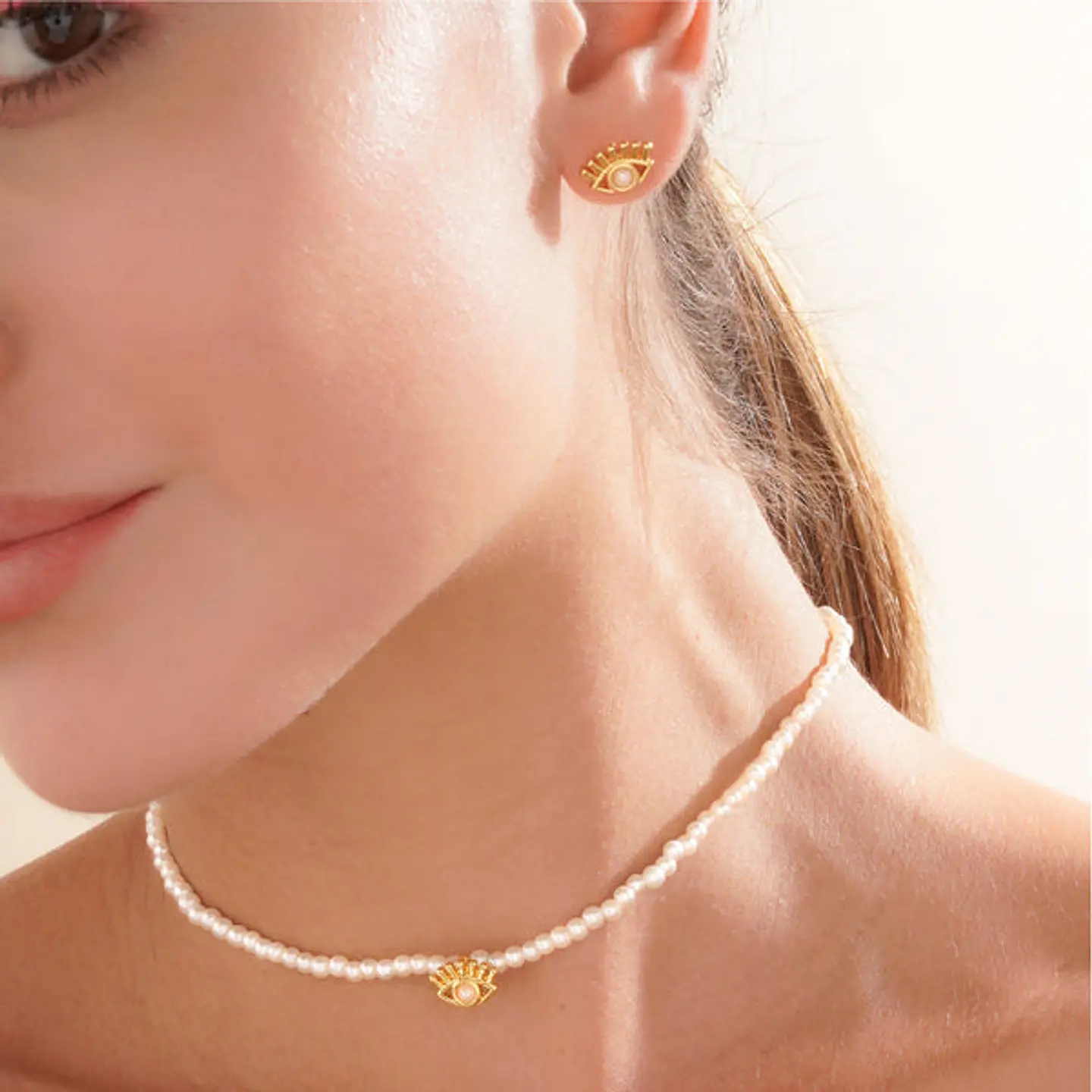 Set Choker + Aretes Intuicion 1