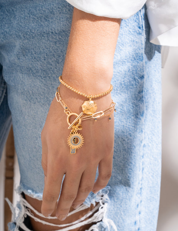 Pulsera Infinito Con Circones Plateada