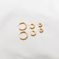 Set Argollas Oro - Miniatura 1