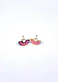 Aros Corazon Rosado - Miniatura 2