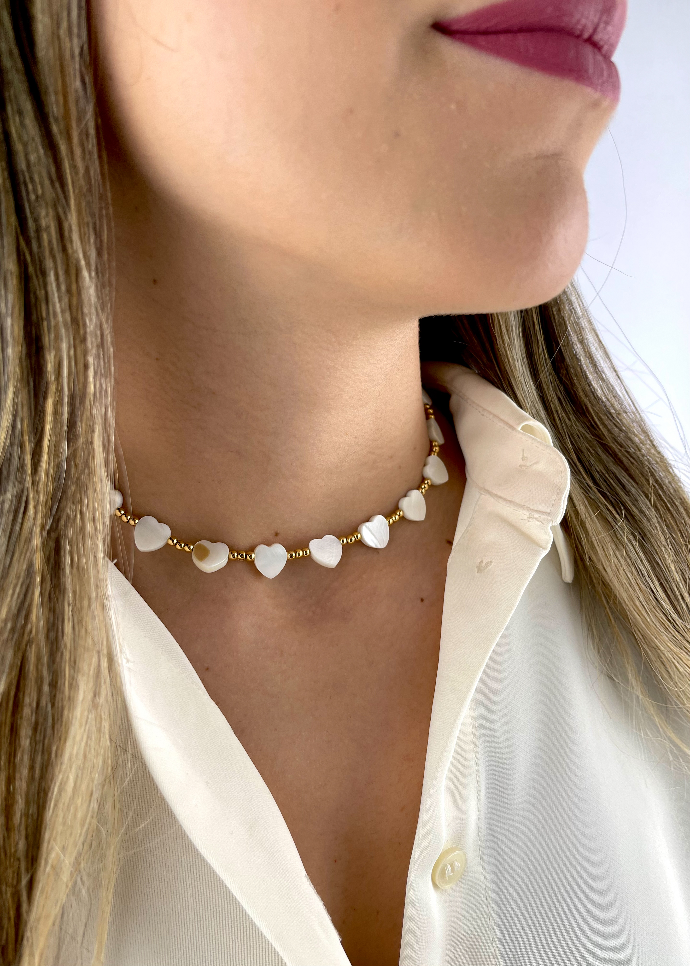 Collar Corazon Nacar