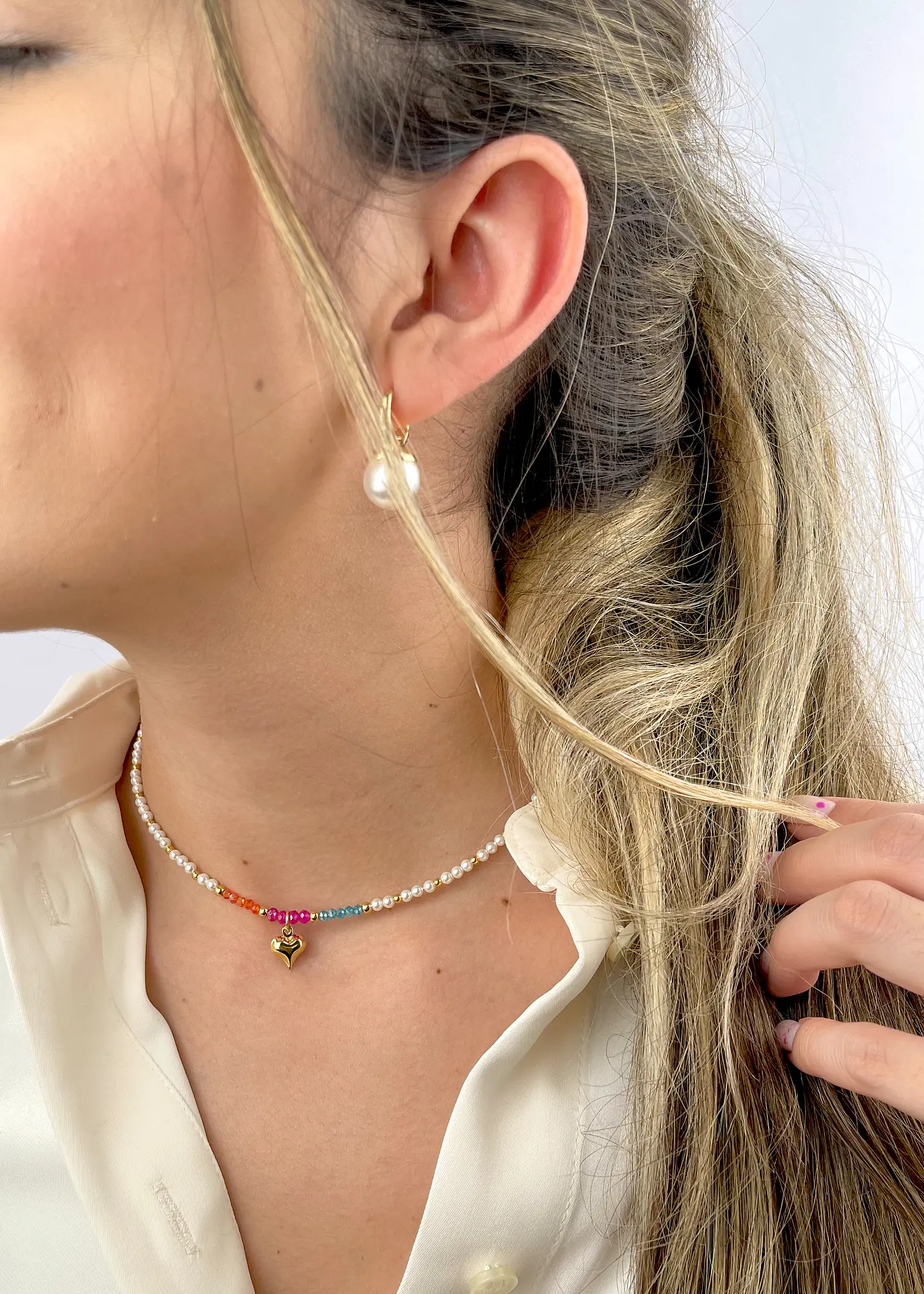 Collar Perlas Cristal 1