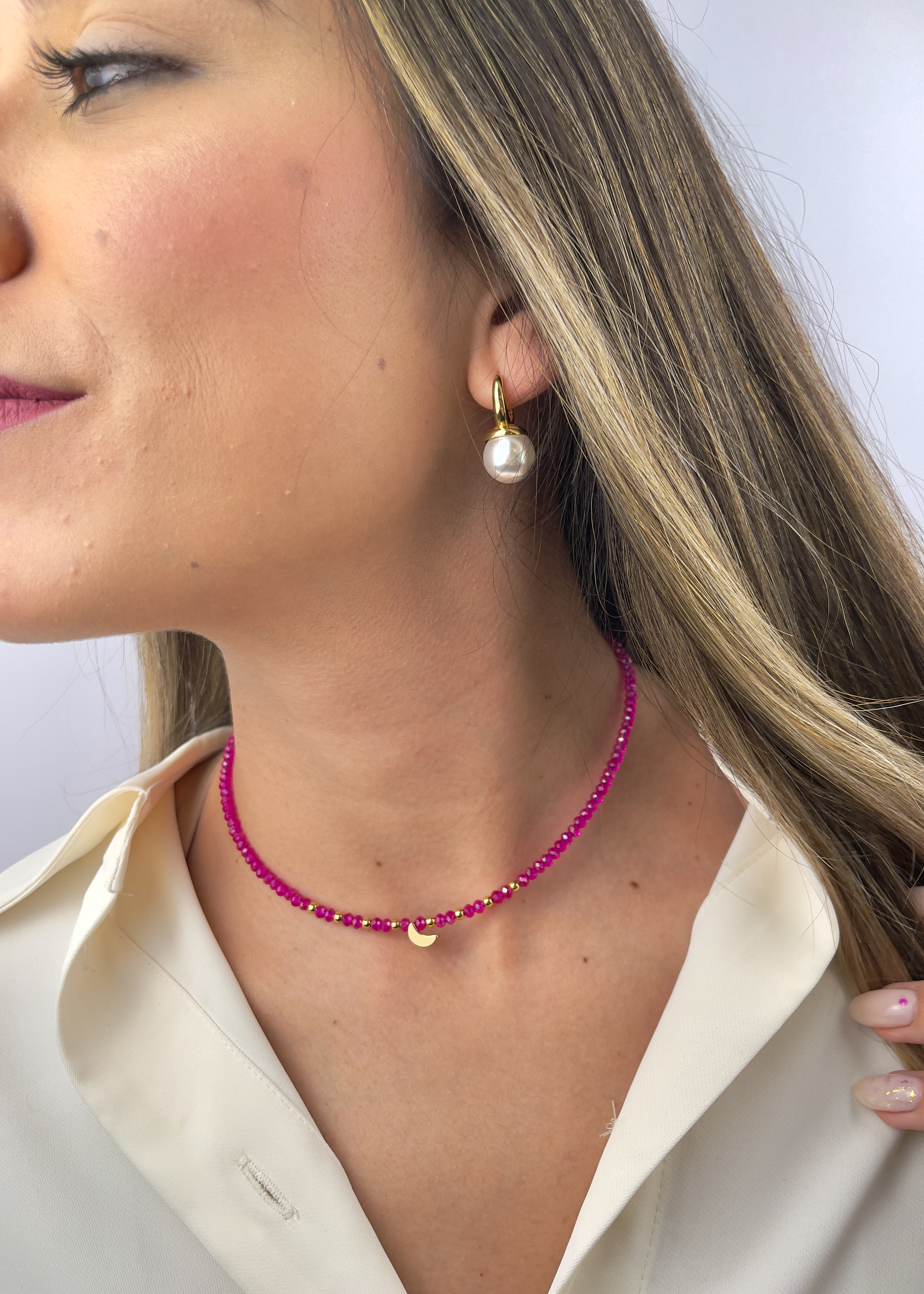 Collar Cristal Luna
