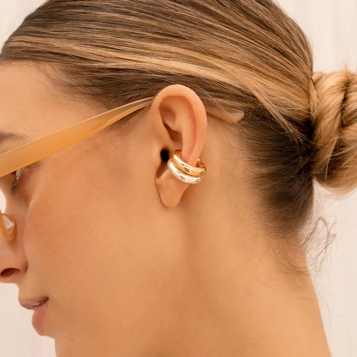 Earcuffs Plata-Oro 1