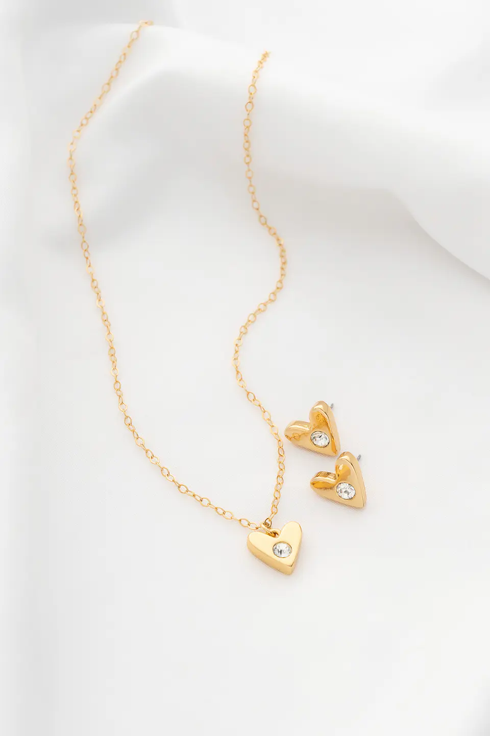 Set Collar + Aretes Cristales 2
