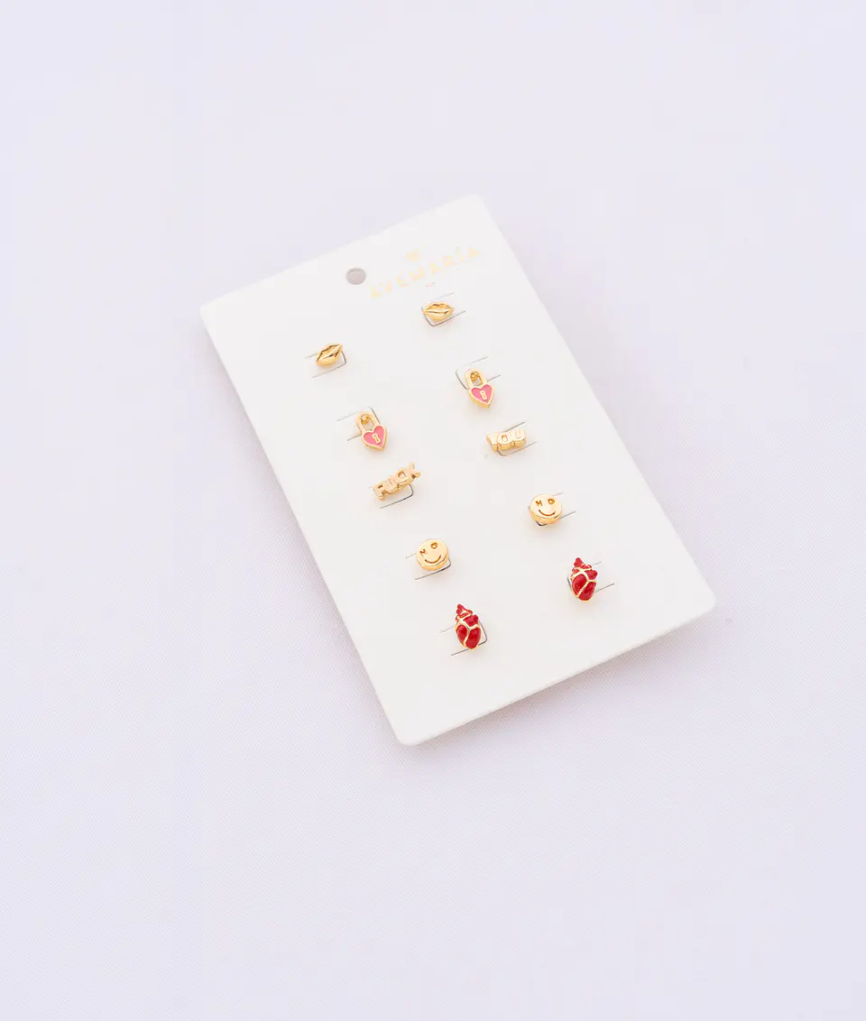Set X5 Pares de Aros 1