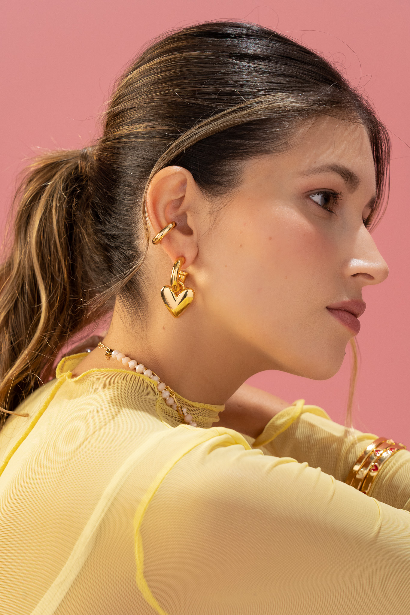 Argollas Corazones 3 en 1