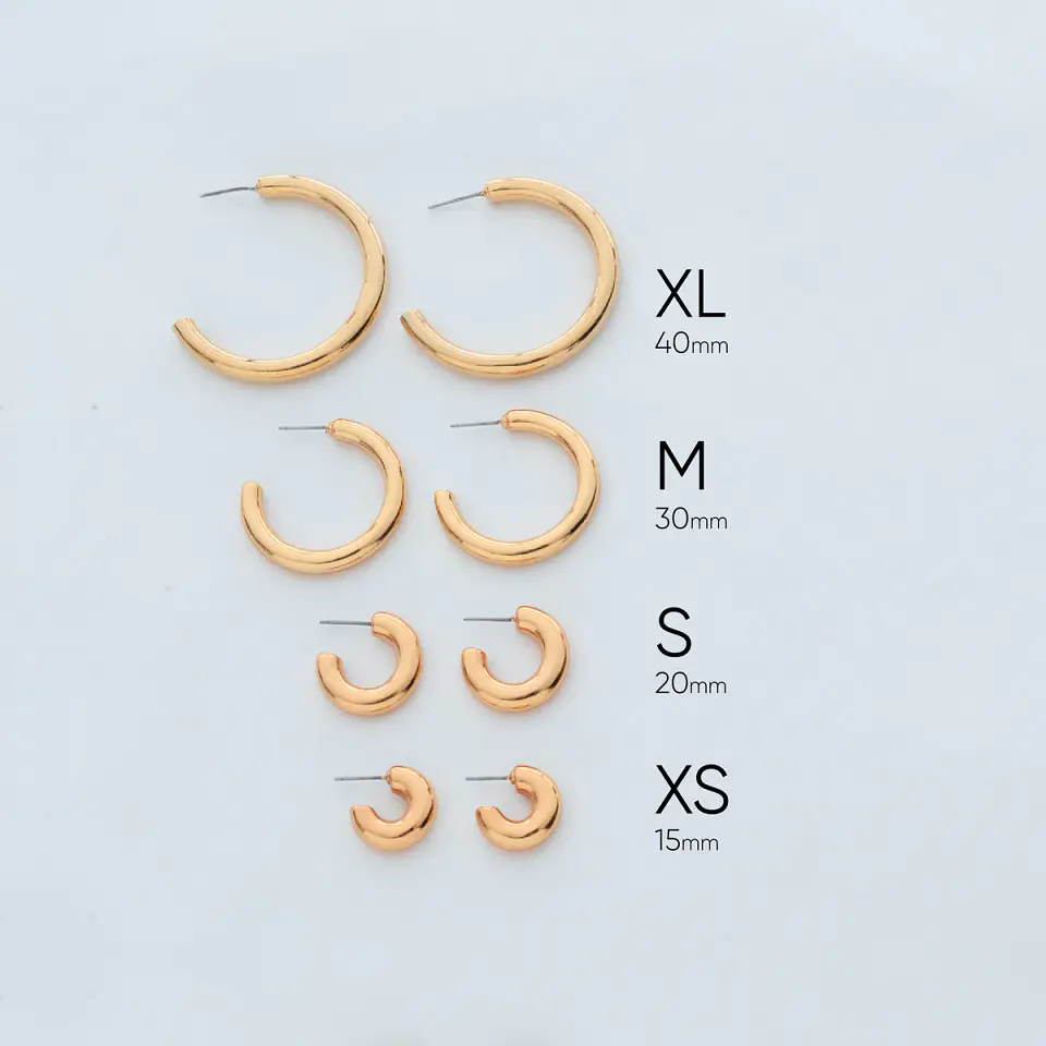 Argollas Oro Xs 2