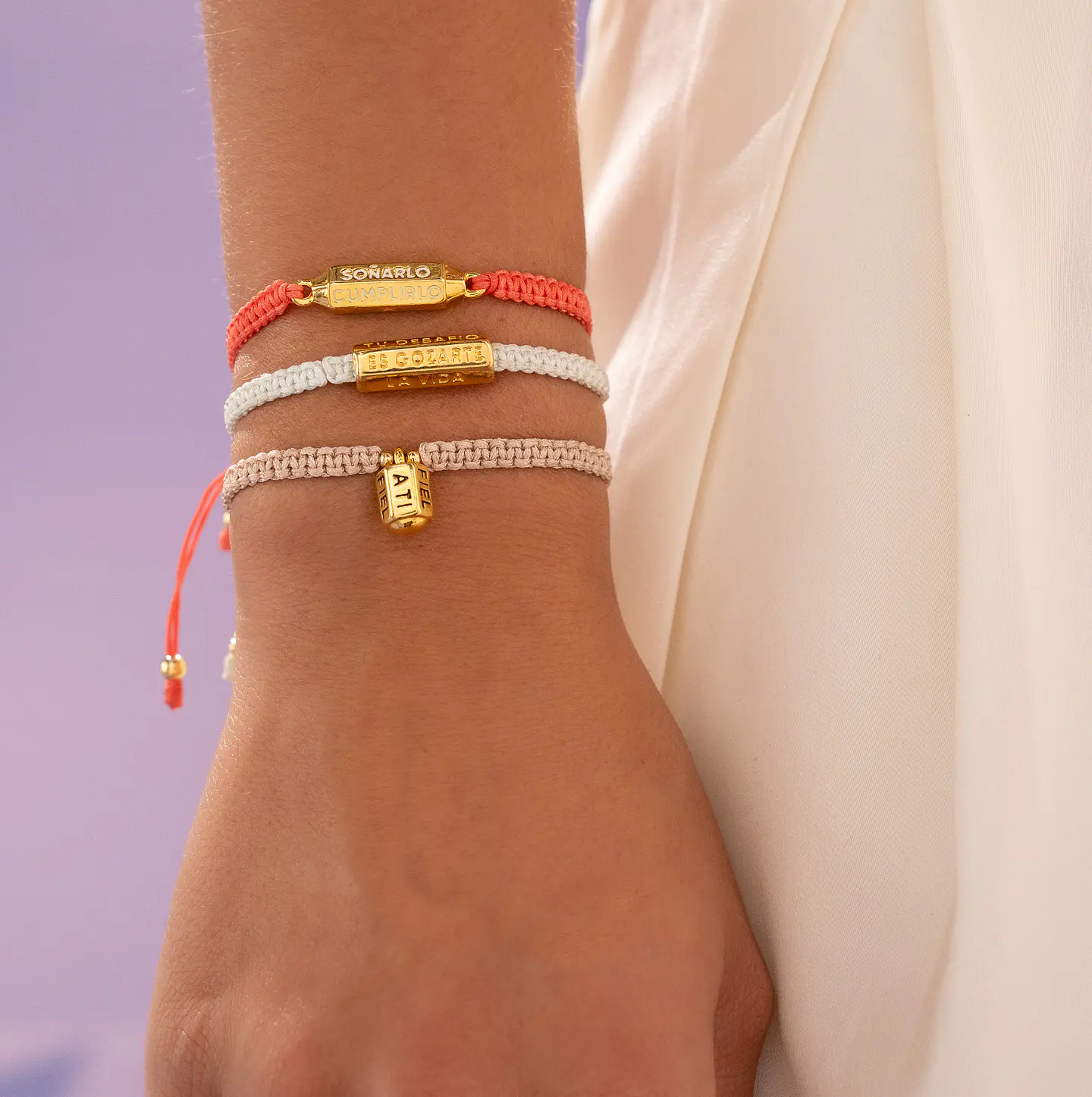 Pulsera Tu desafio es gozarte la vida 2