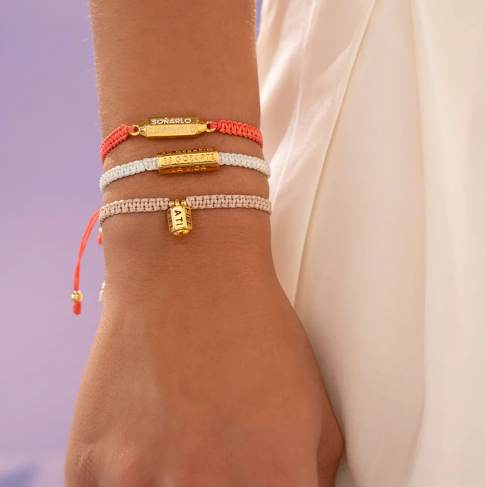 Pulsera Tu desafio es gozarte la vida 2