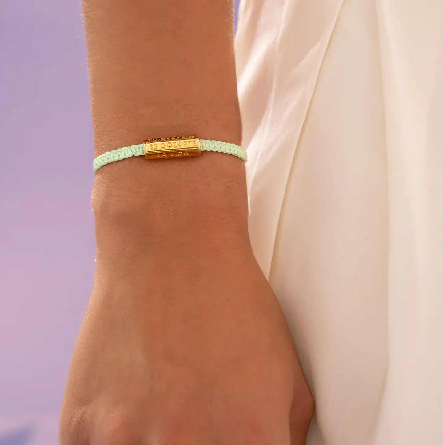 Pulsera Tu desafio es gozarte la vida 1