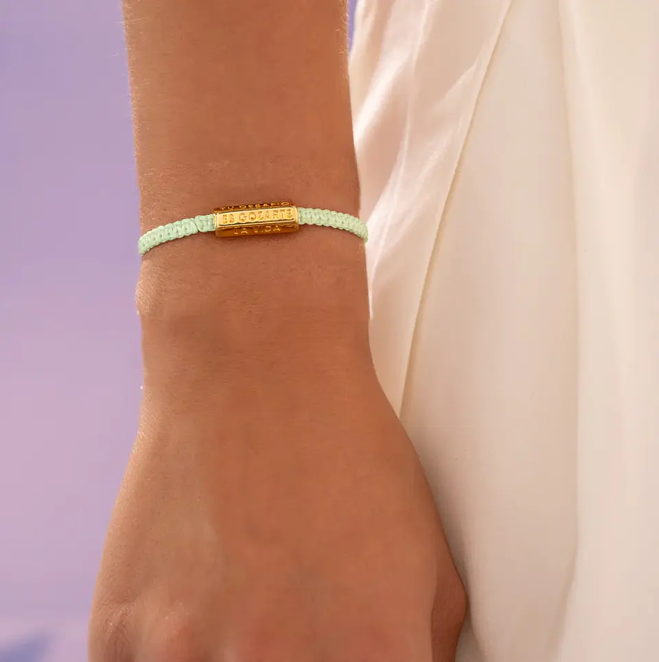 Pulsera Tu desafio es gozarte la vida 1