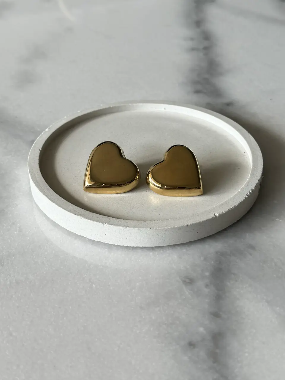 Aros Corazones Gold 1