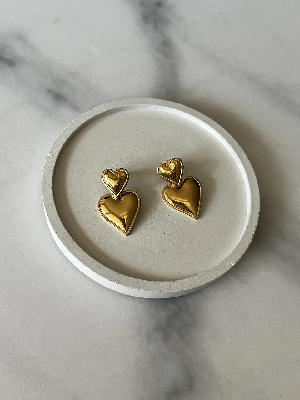 Aros Doble Corazon  3
