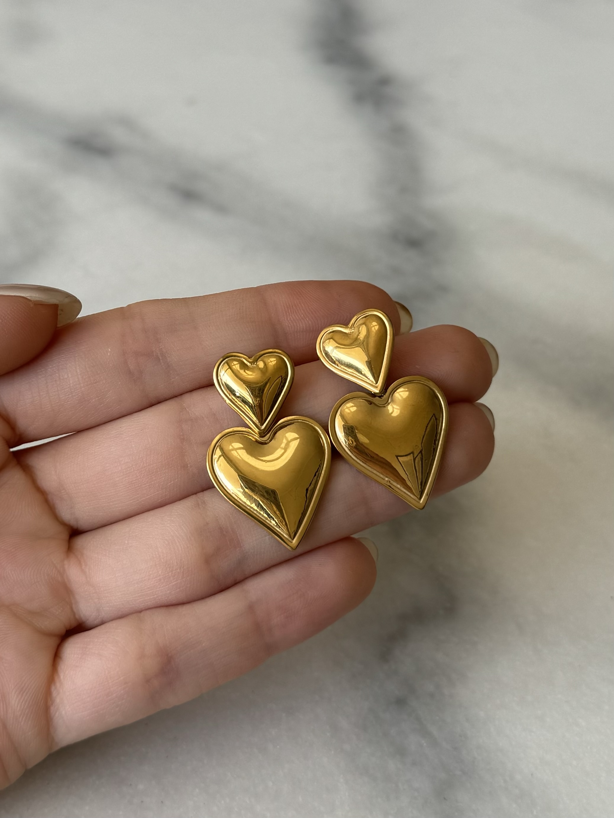 Aros Doble Corazon