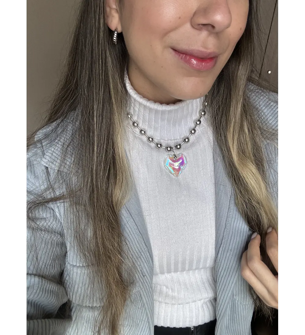 Collar Magenta Tornasol