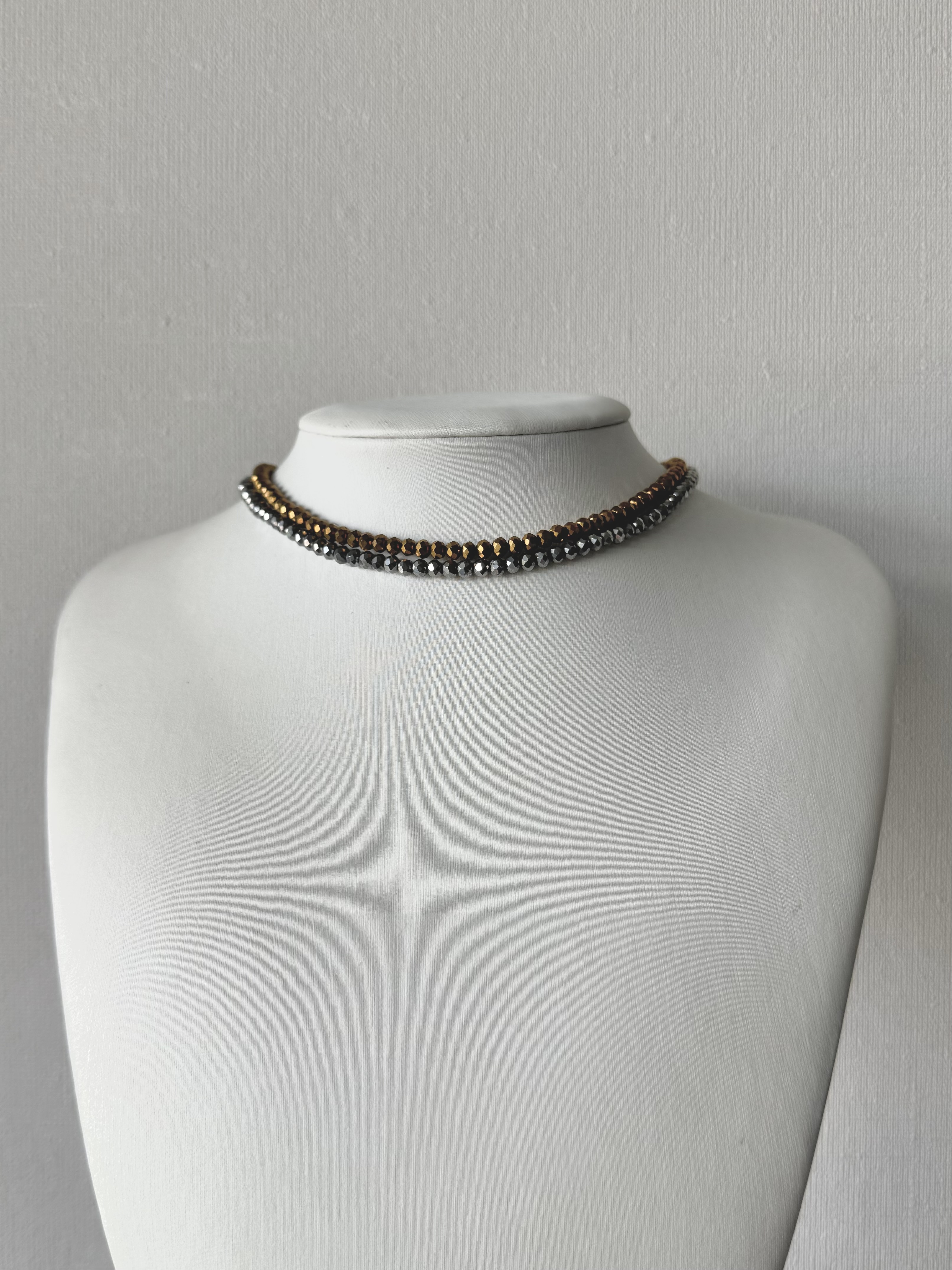 Collar ajustable cristales
