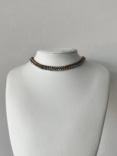 Collar ajustable cristales