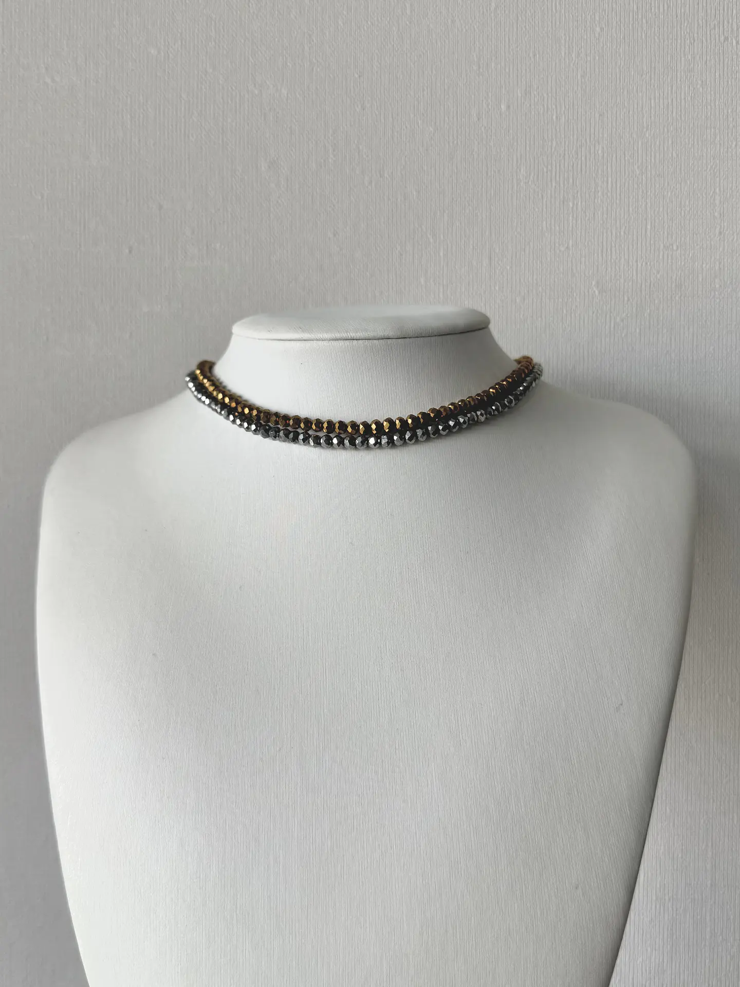 Collar ajustable cristales 1