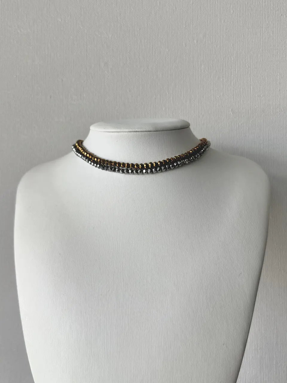 Collar ajustable cristales 1