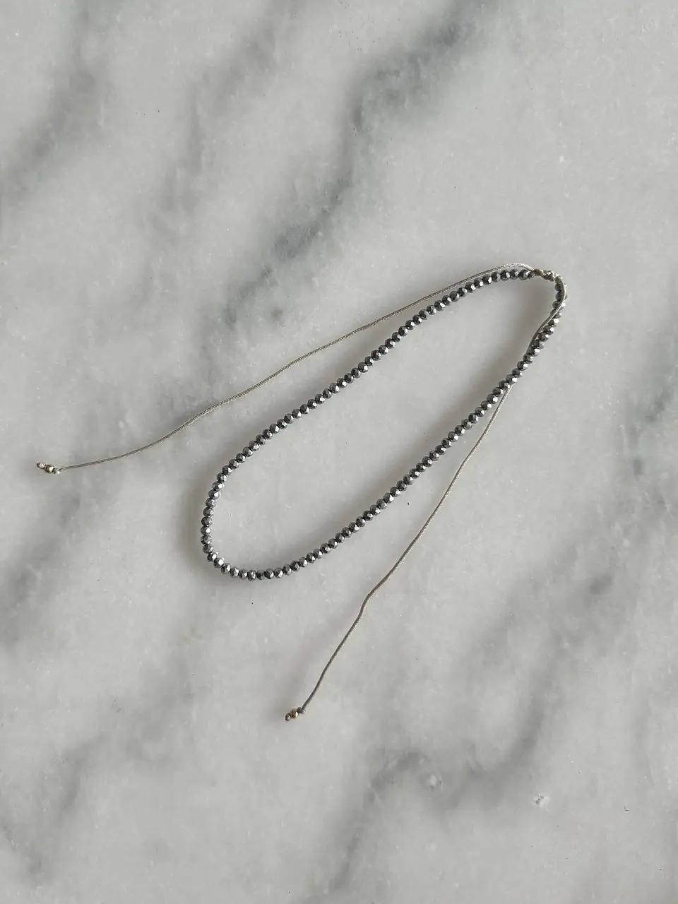 Collar ajustable cristales 5