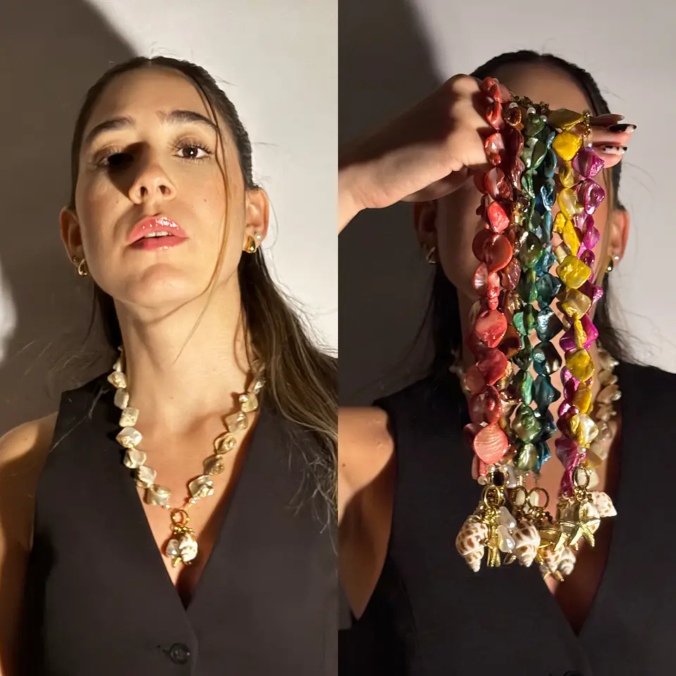 Collar Helena Amarillo 2