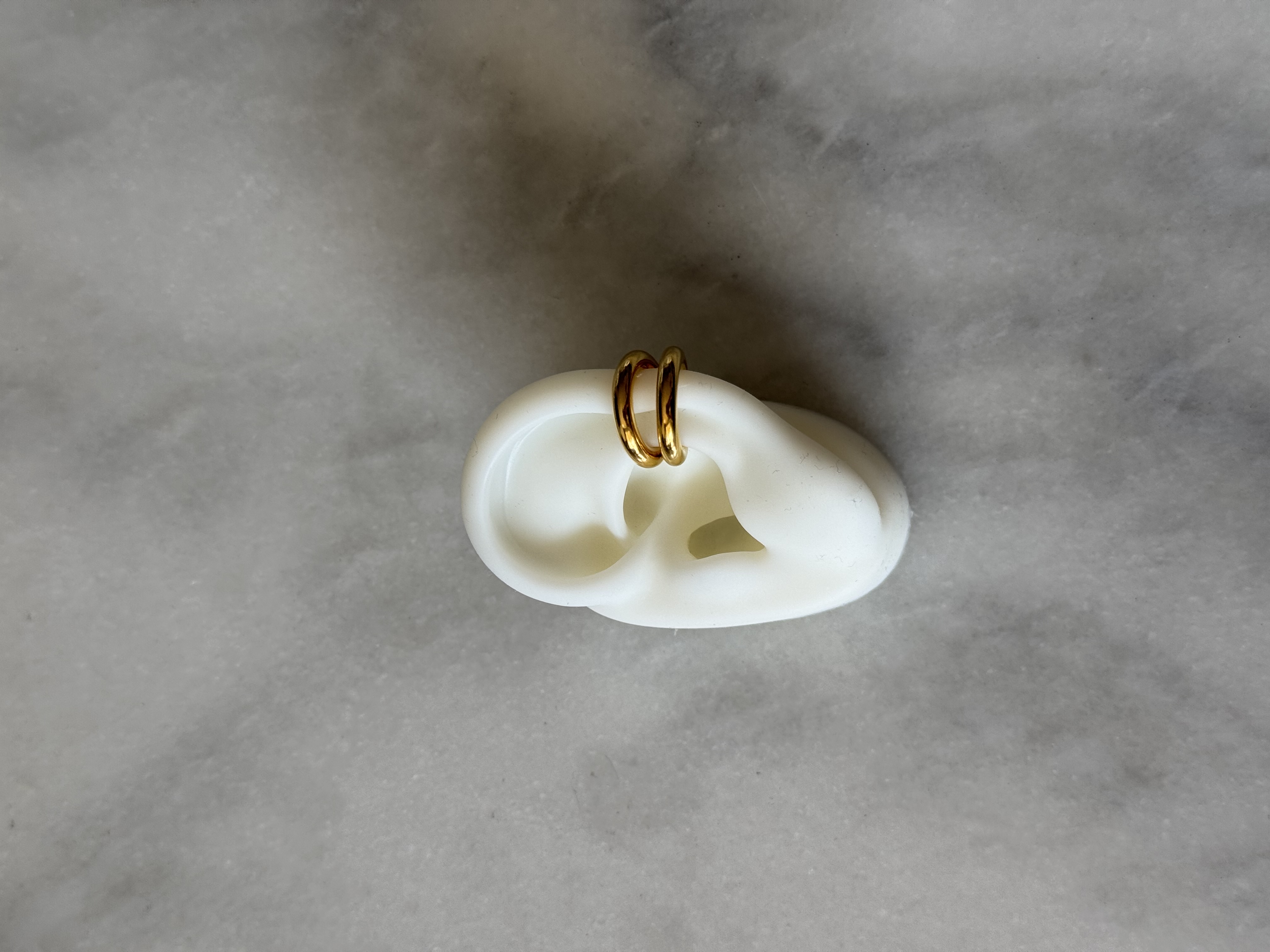 Earcuff Doble Dorado