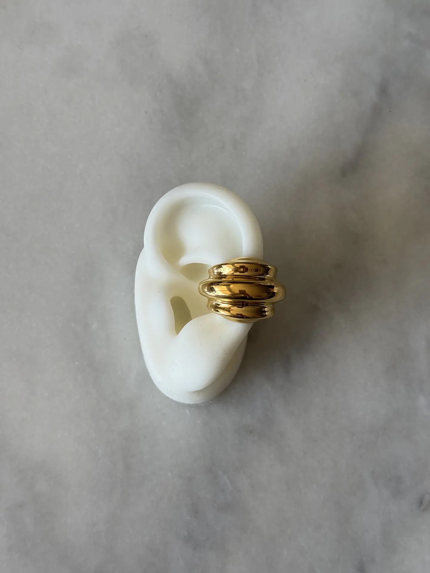 Earcuff Triple Dorado 1