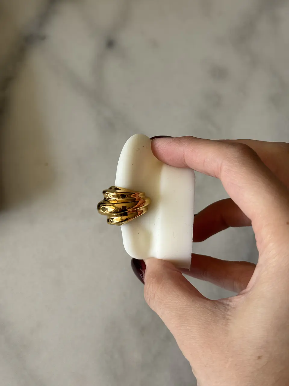Earcuff Triple Dorado 2
