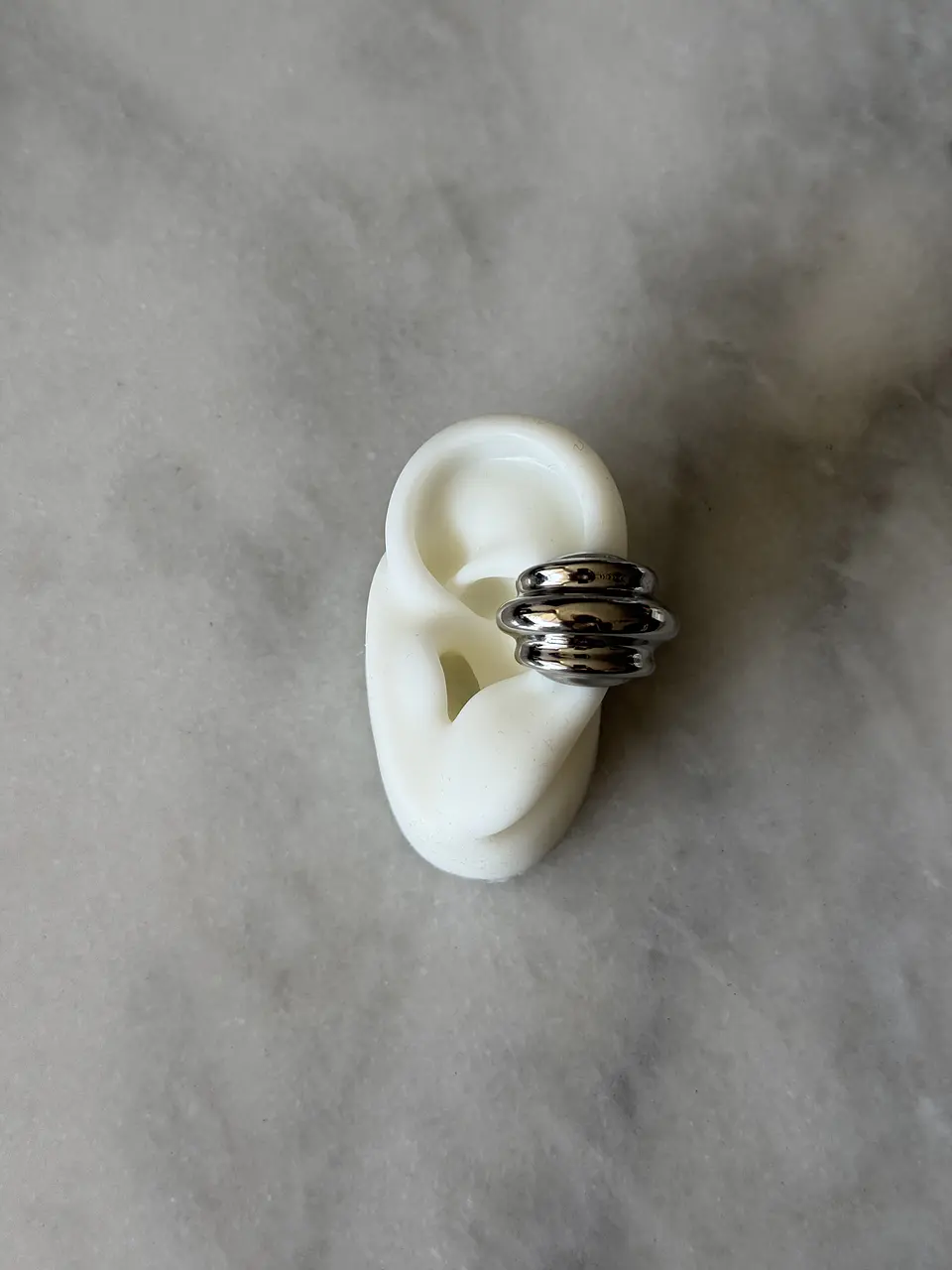 Earcuff Triple Plateado 1