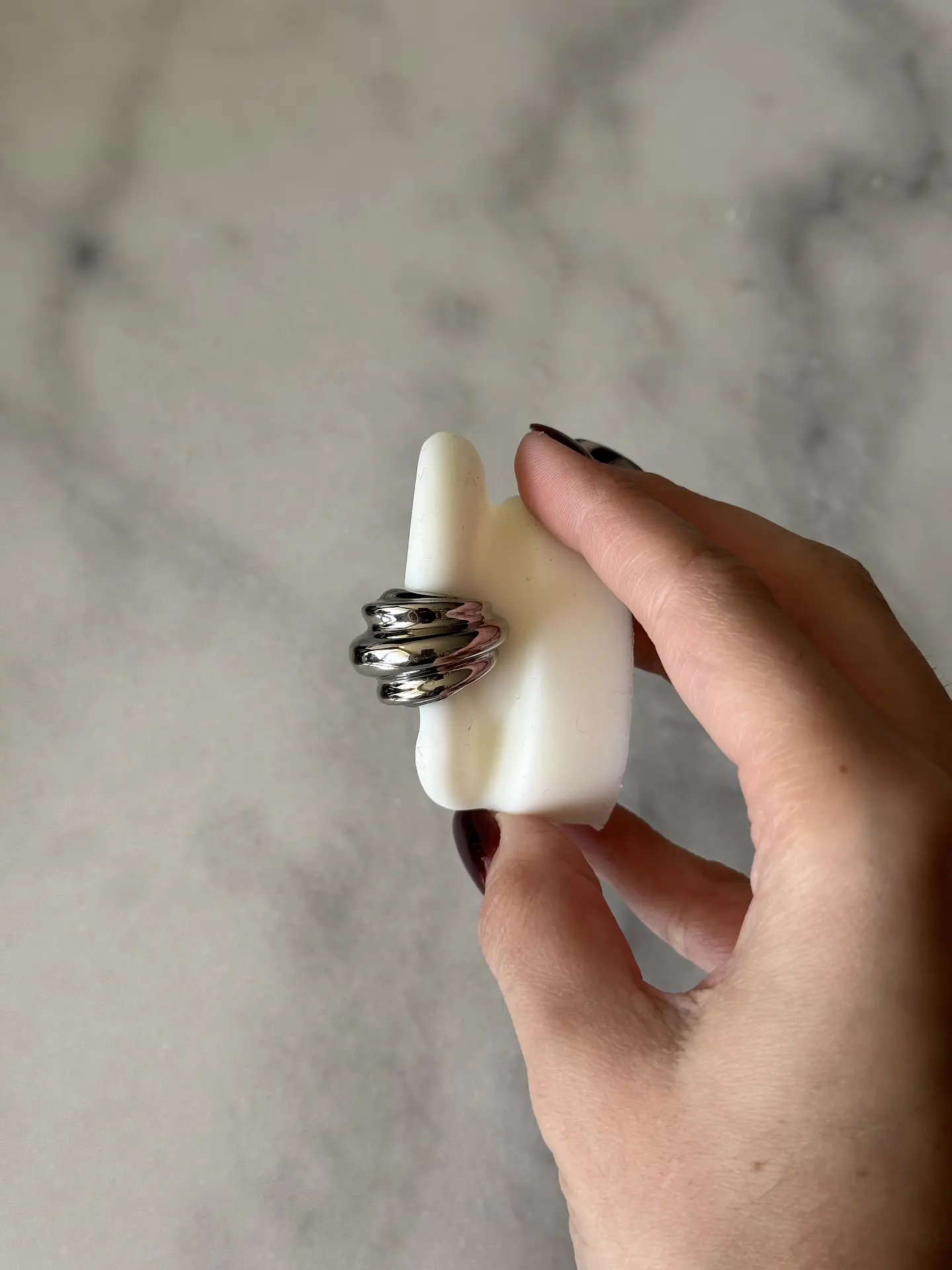 Earcuff Triple Plateado 2