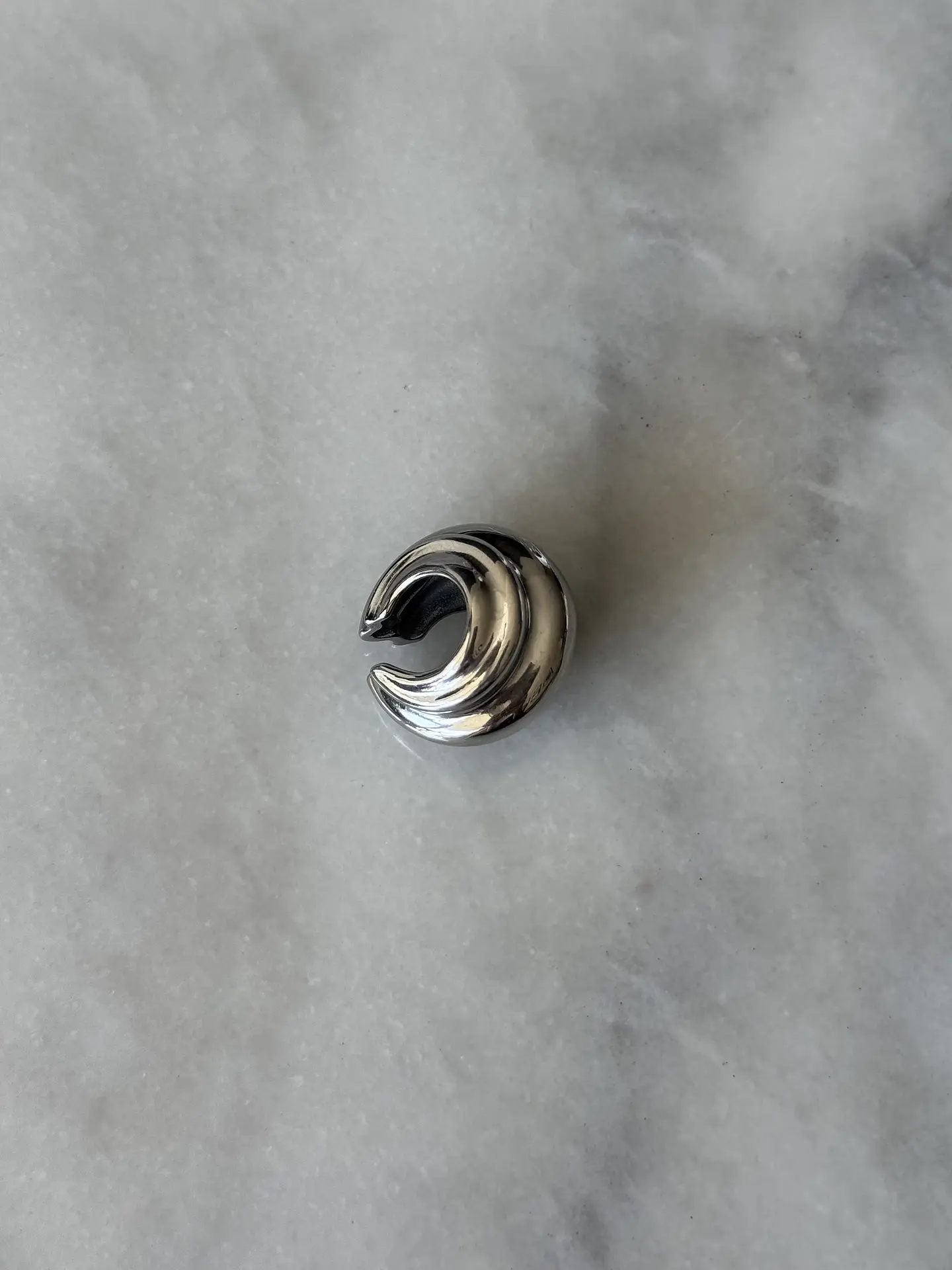 Earcuff Triple Plateado 3