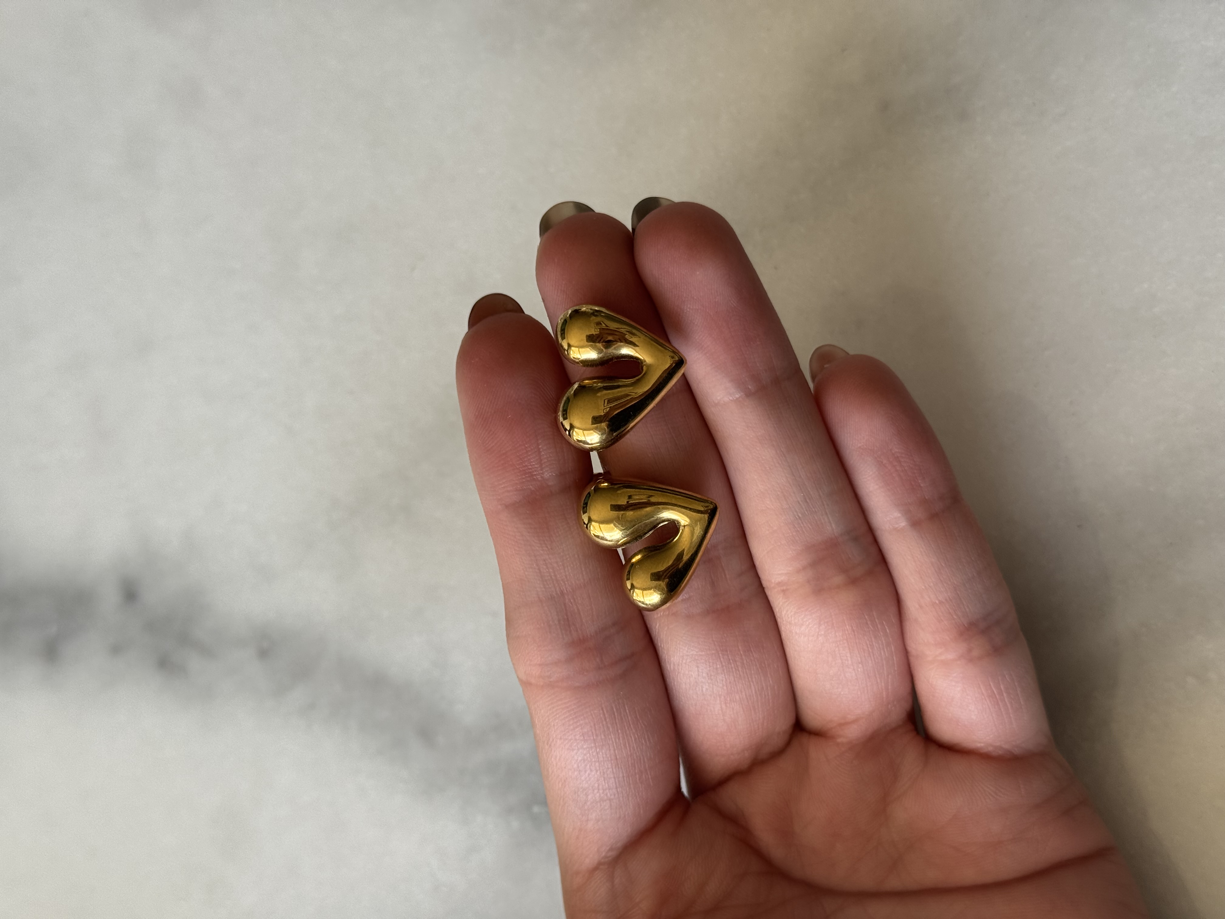 Aros Corazón Relleno