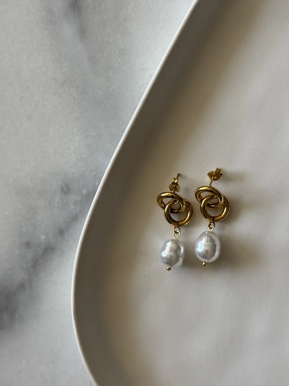 Aros Doble Perlas 2