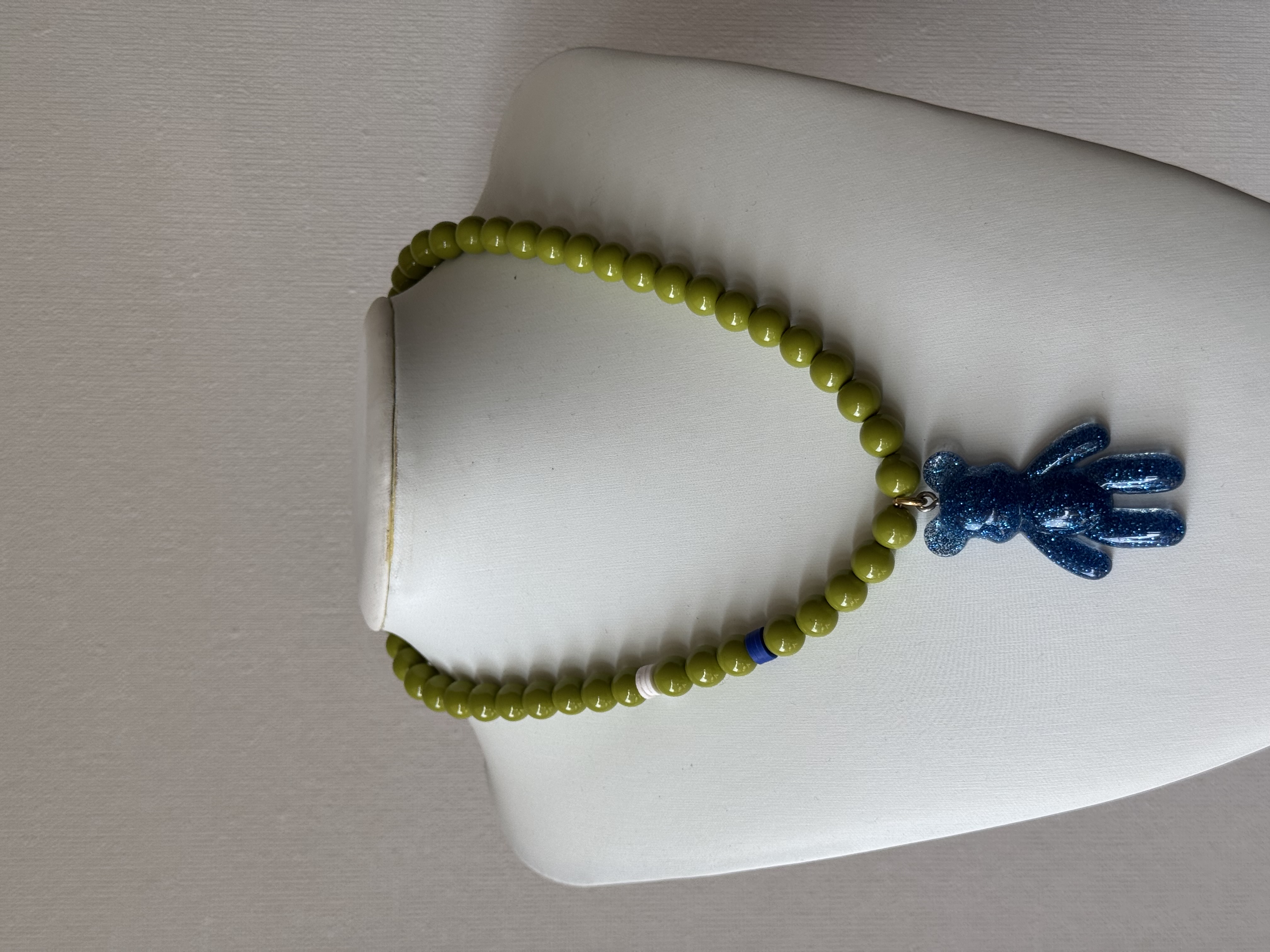 Collar Osito Azul