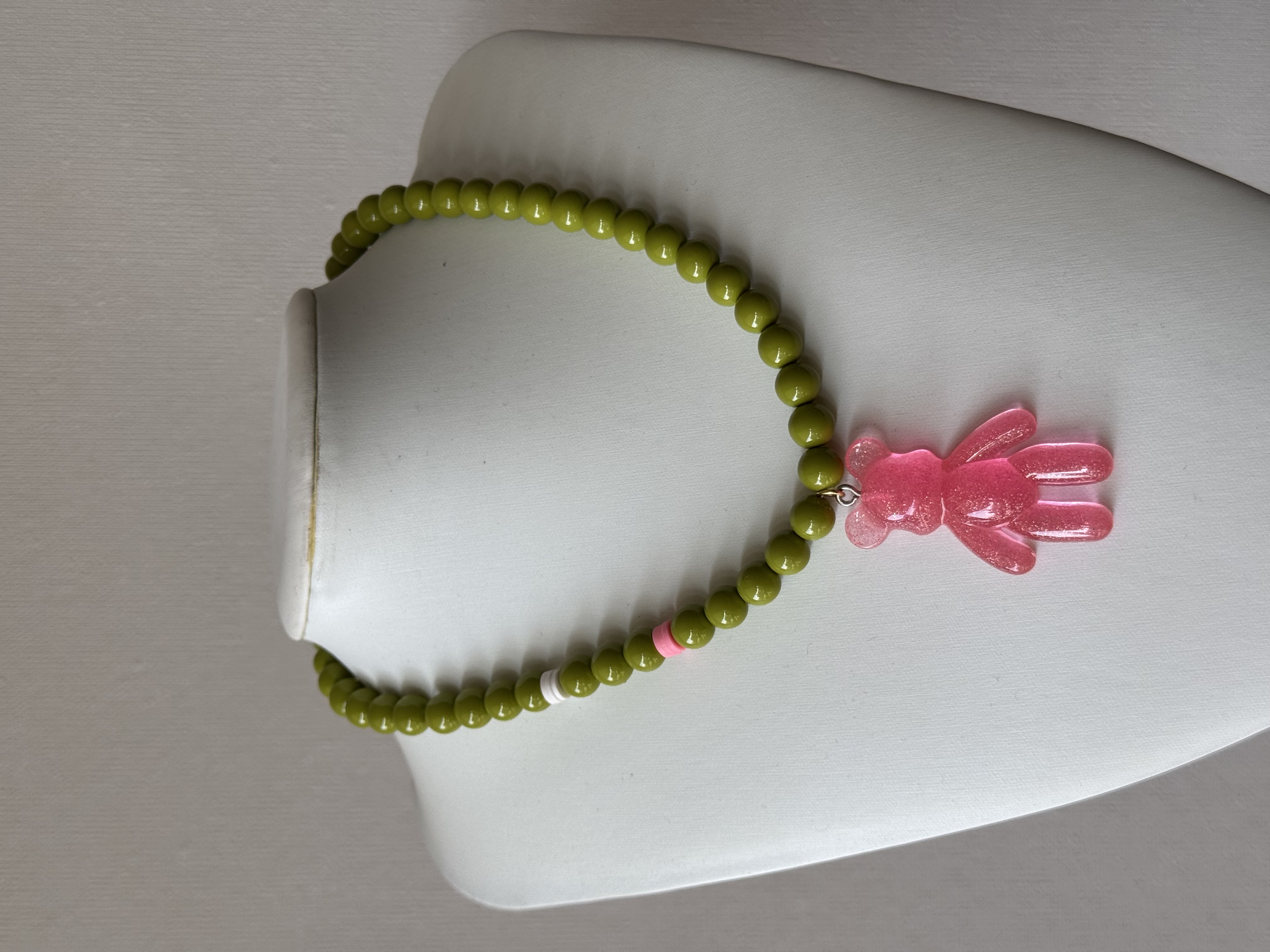 Collar Osito Rosado