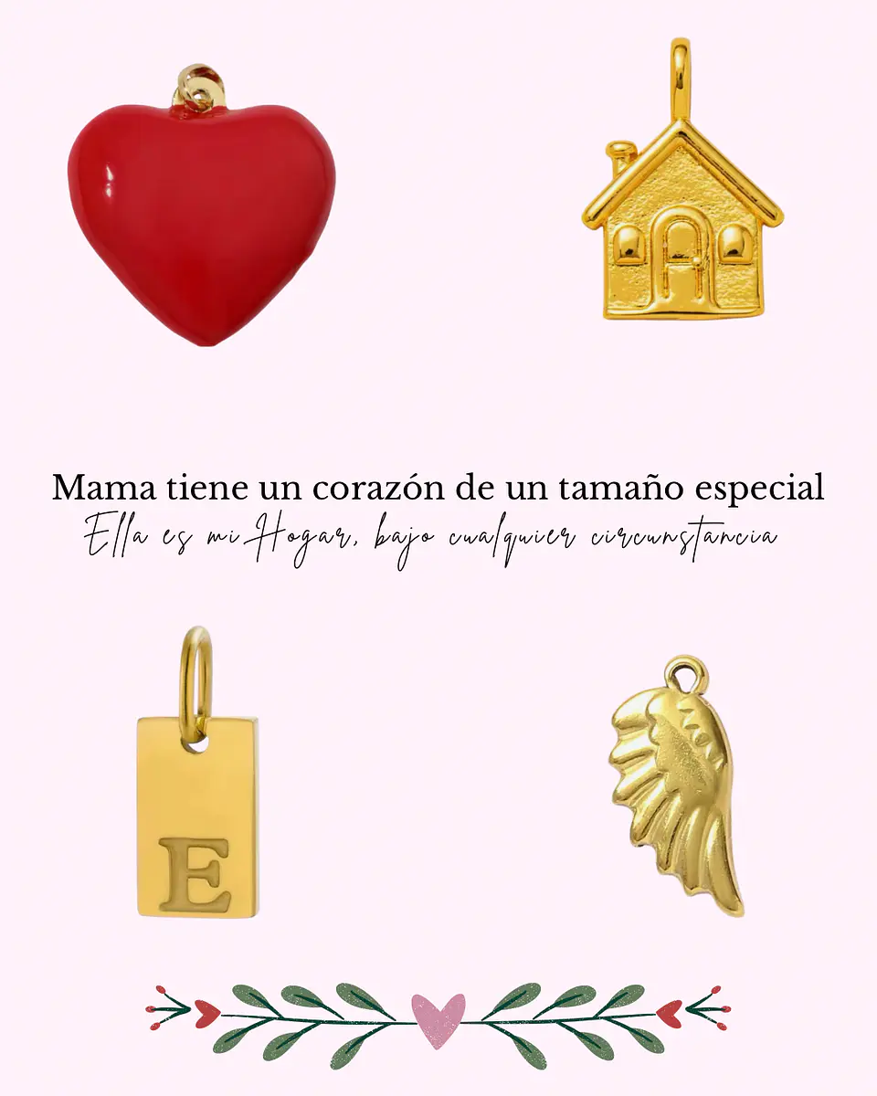 Collar Mama - Una historia cercana al corazon (4 DIJES) 4