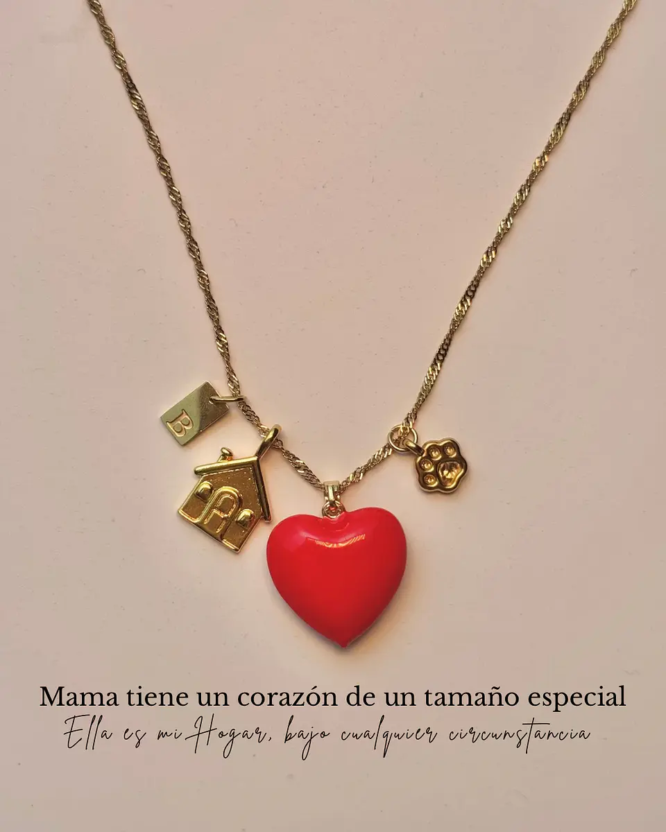 Collar Mama - Una historia cercana al corazon (4 DIJES) 2