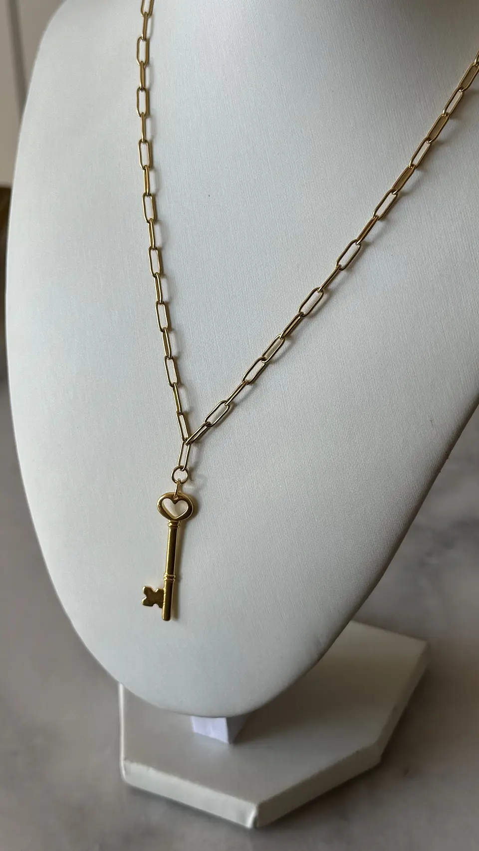 Collar Llave Corazon 2