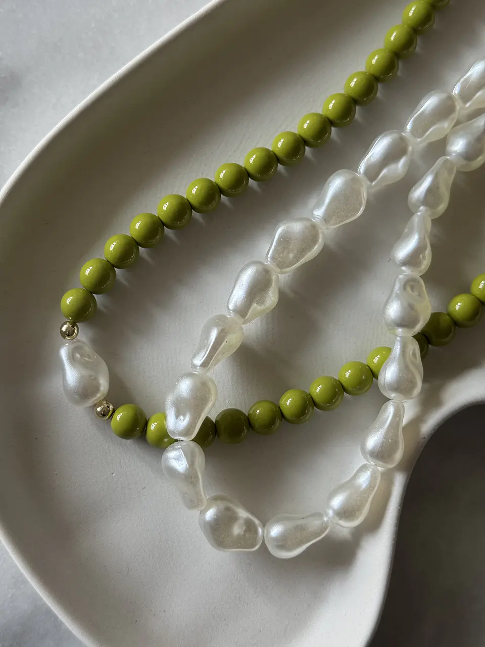 Collar Doble Pistacho 3