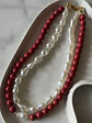 Collar Doble Rojo - Miniatura 1