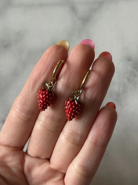 Argollas Frutilla