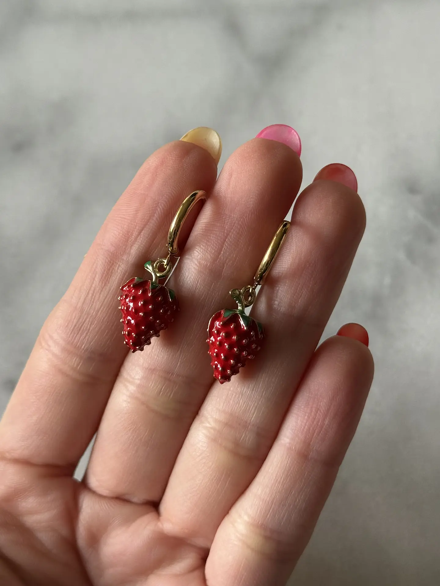 Argollas Frutilla 1